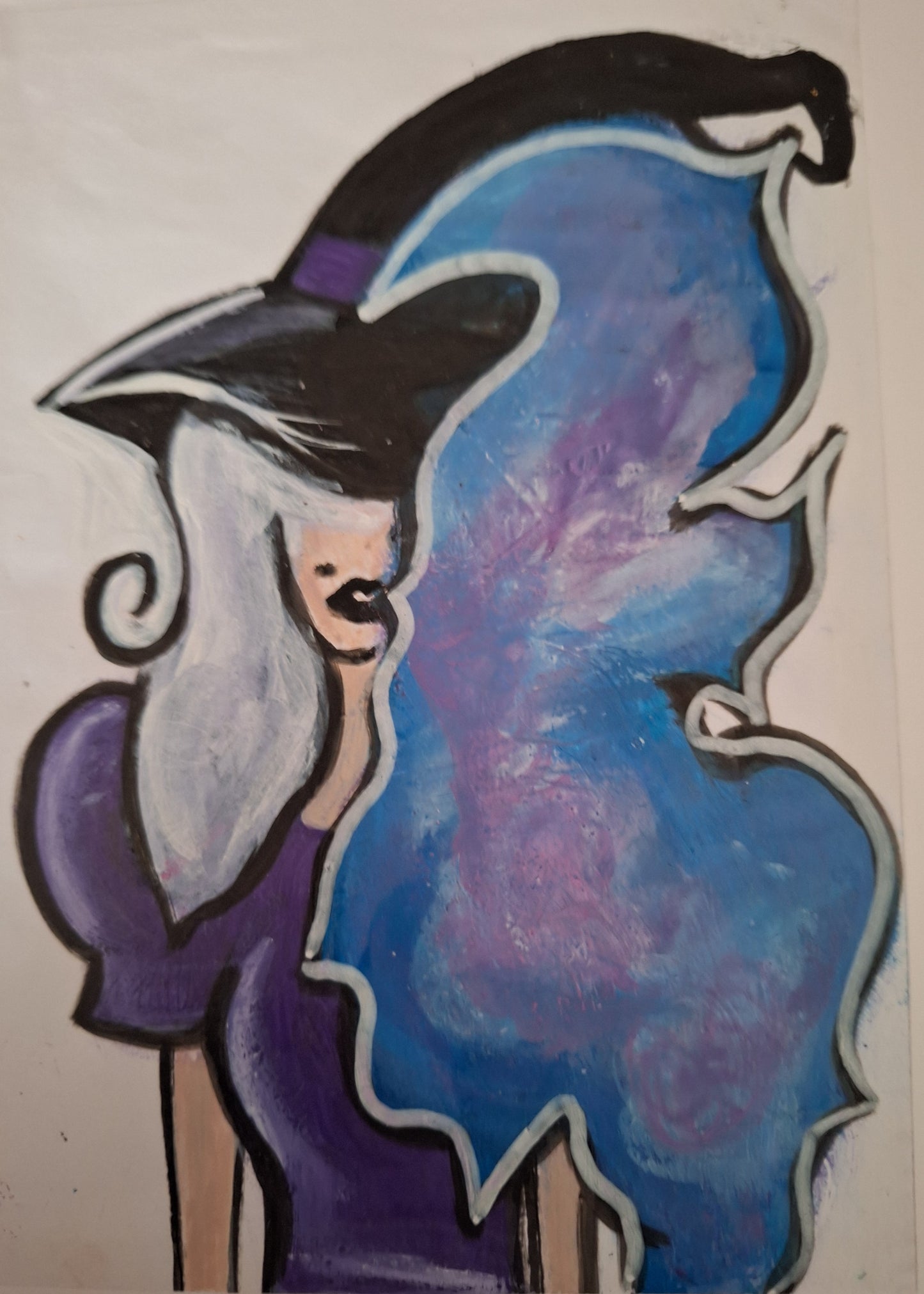 Cosmic Witch Artwork - Galaxy breath/smoke