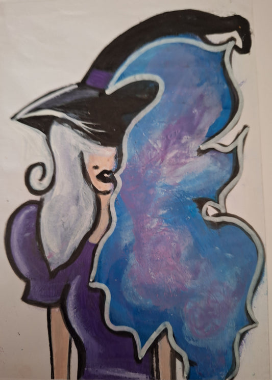 Cosmic Witch Artwork - Galaxy breath/smoke