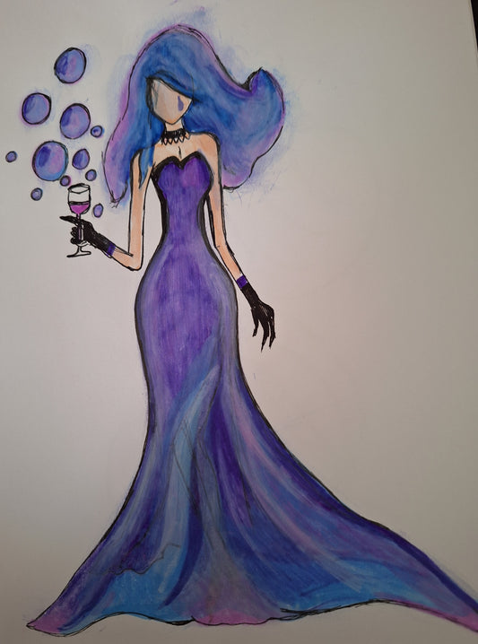 Elegant Sorceress Artwork