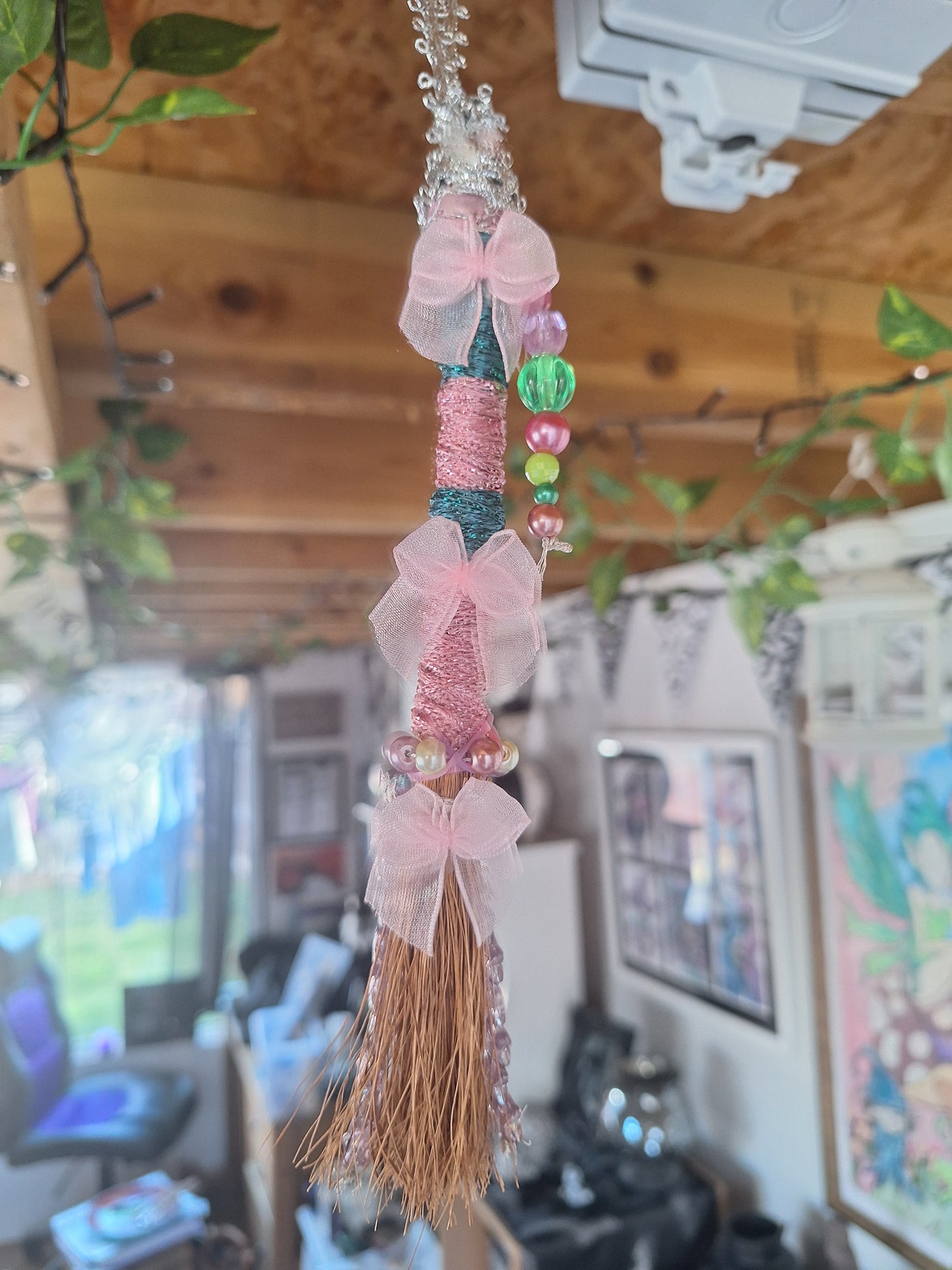 Pale Pink Broomstick