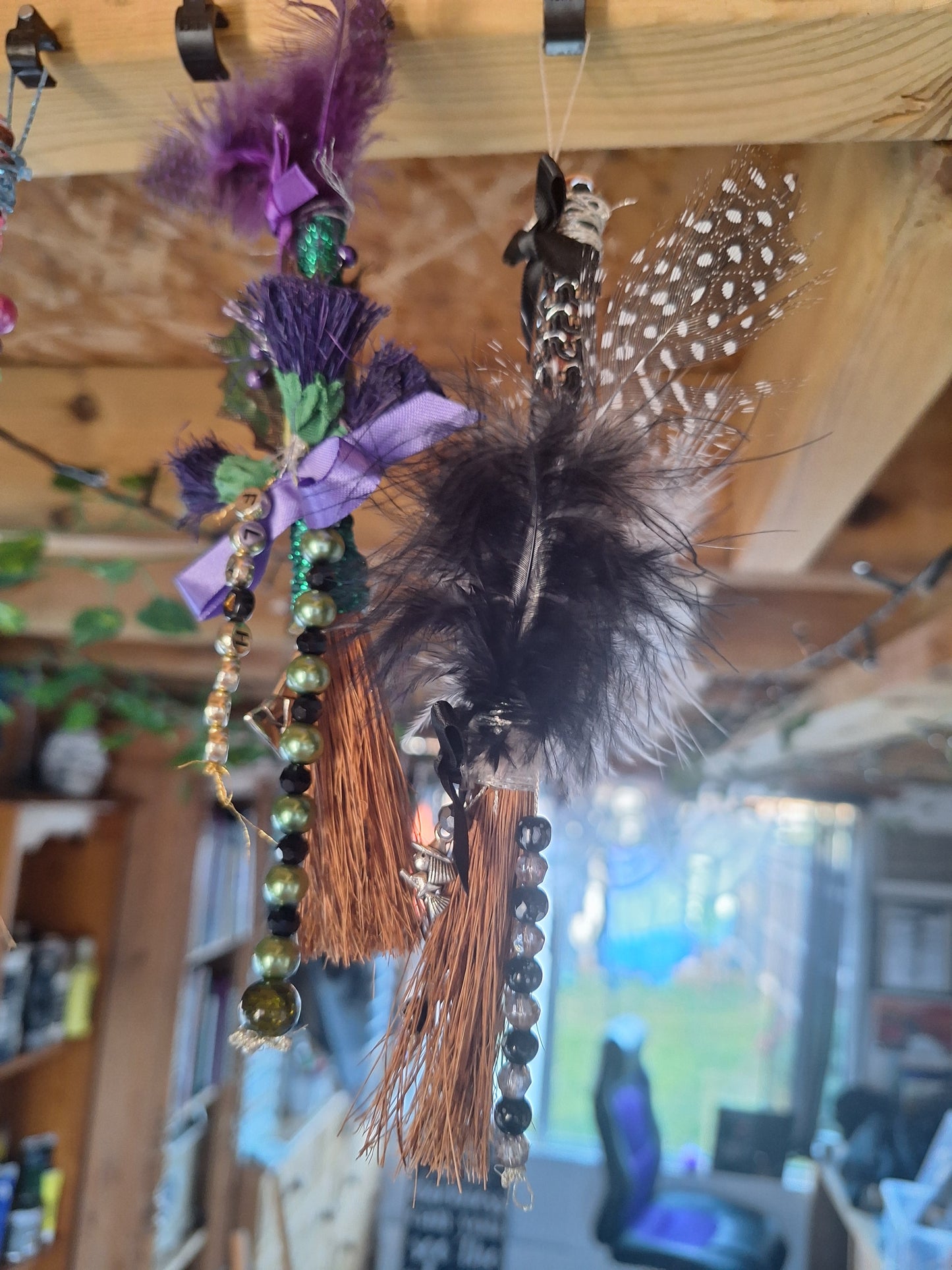 Black and White Broomsticks