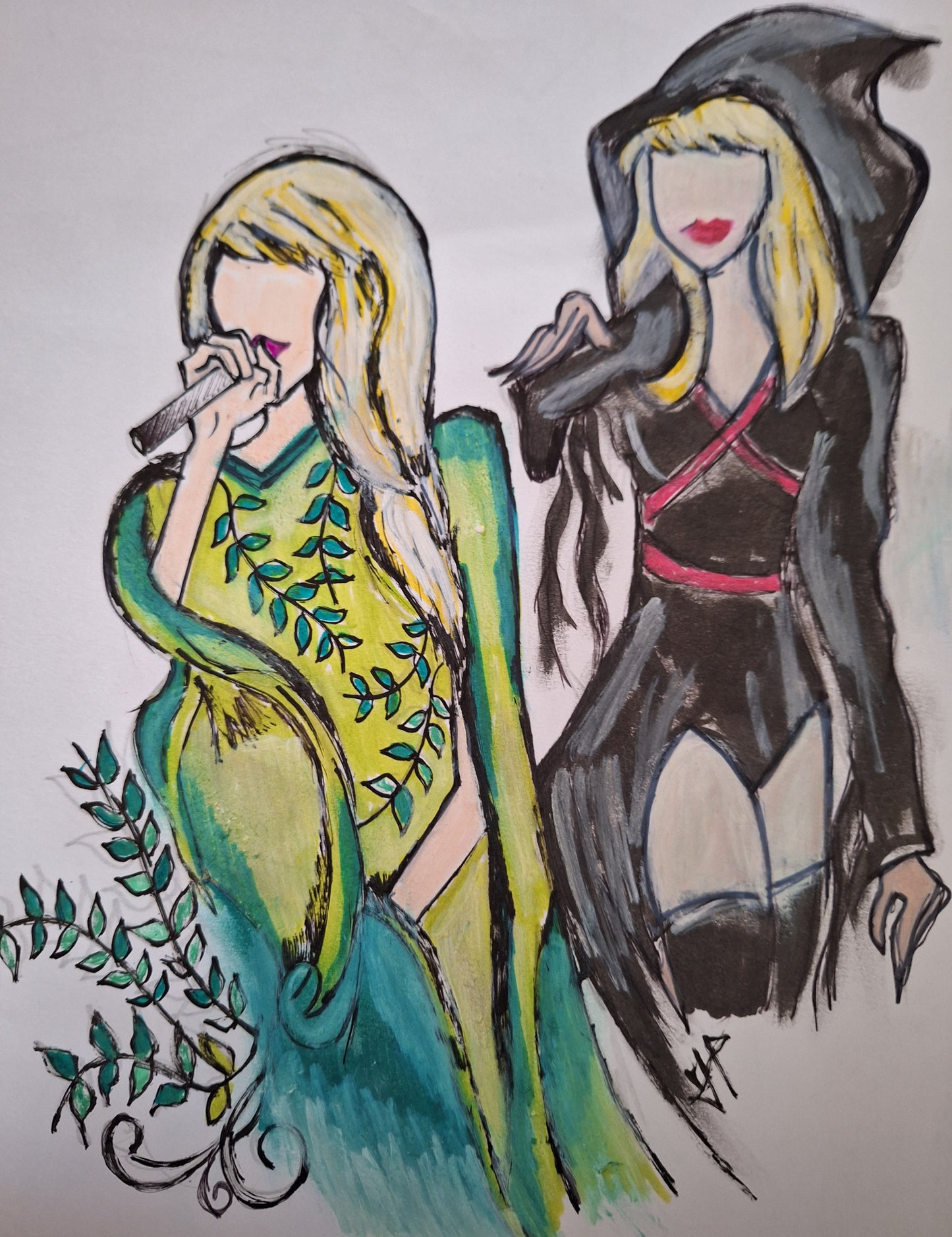 Taylor Swift Era-Inspired Duo Artwork