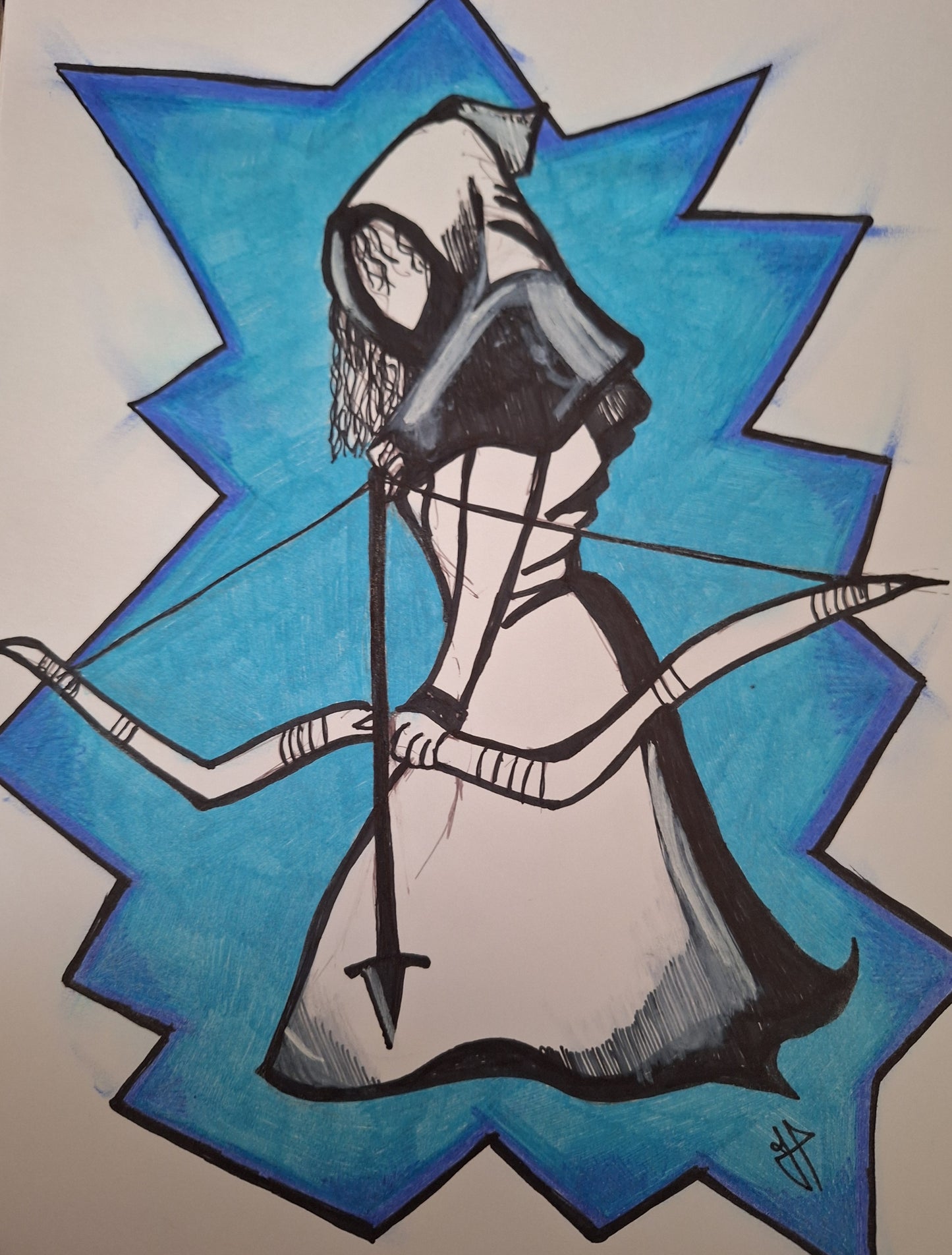 Hooded Archer Artwork